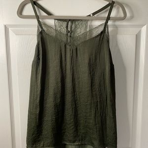 Torrid olive green cami tank